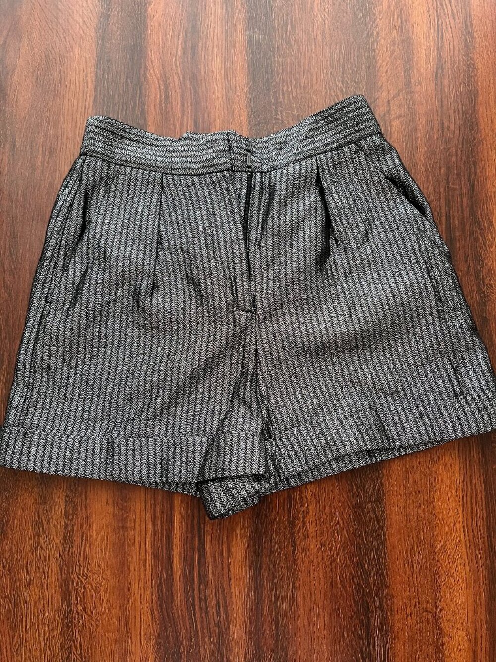 Maje High Waist Shorts 34|XS Silver